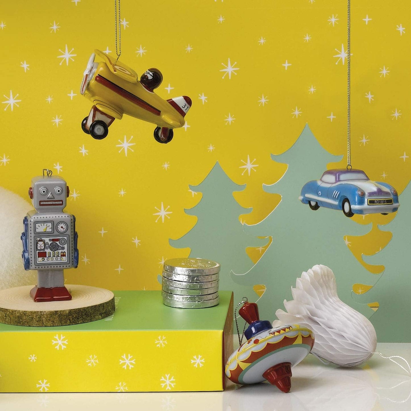 Royal Doulton Christmas Car Ornament | Nostalgic Holiday Decor Gift