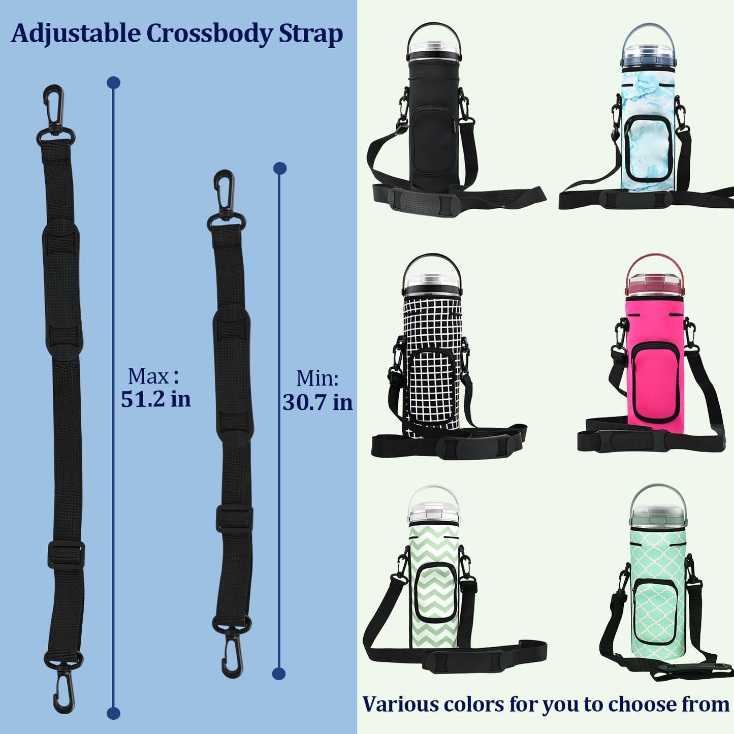 Ninja Storage Sleeve Bag - Portable Blender with Shoulder Strap & Accessory Pocket | Black