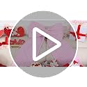 Pink Textured Cotton Gingham Bow - 40x24 Inch Oversized Decor with Double-Sided Tape