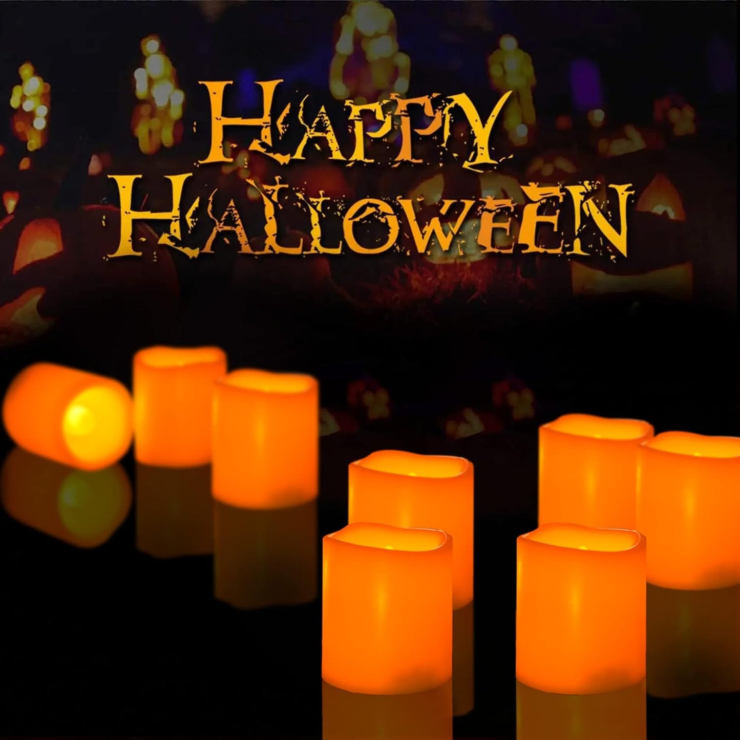 12 PCS LED Flameless Votive Candles - Long-Lasting Battery Operated with 120+ Hours Life