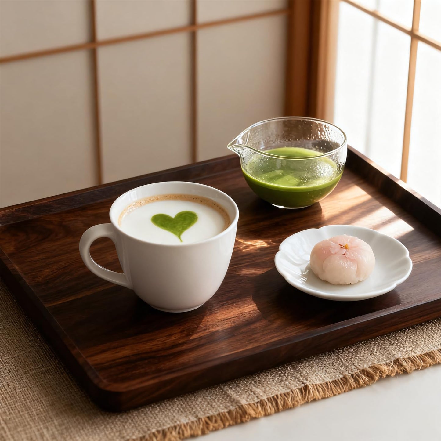 Skiennix Glass Matcha Bowl - Textured Chawan for Whisking Matcha & Mixing Salads | Clear Japanese Style
