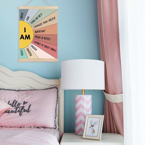 FDHSPAAM Positive Affirmations Wall Art - Motivational Decor for Therapy Offices | 12x16 Inch