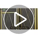 POWLAB Gold 3-Panel Fireplace Screen with Double Doors - 50" x 32"