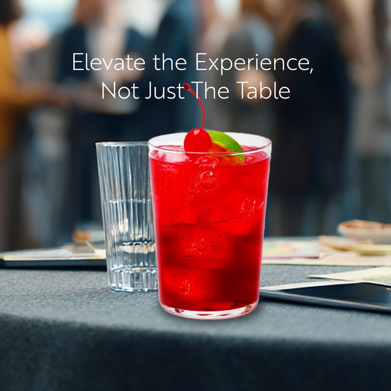 Restaurantware Sumi 17.3 Ounce Highball Glasses Set of 12 Lead-Free Tom Collins Glasses - Tempered Dishwasher-Safe Glassware Clear Glass Tall Bar Glasses Serve Juices Cocktails Or Beers