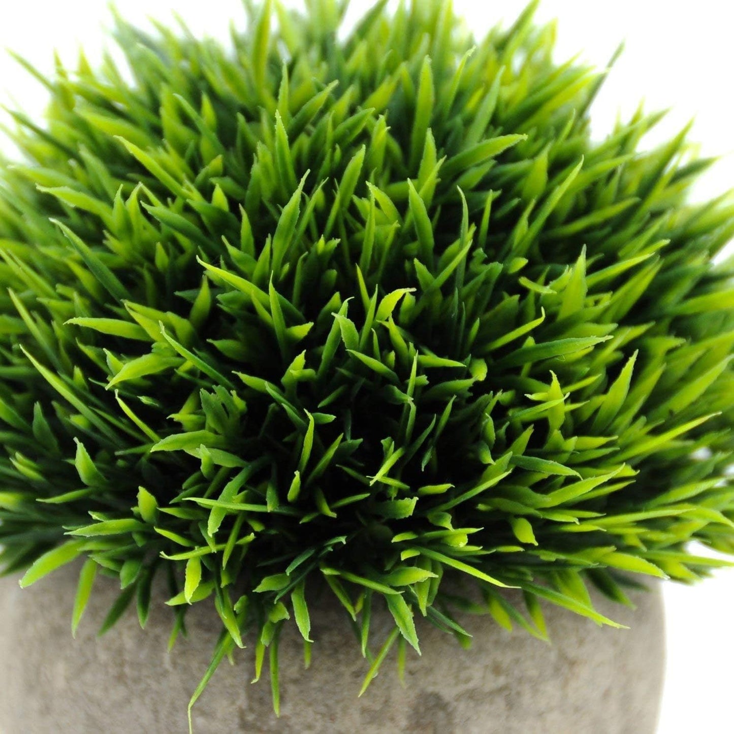 Mini Sage Green Boxwood Topiary - Artificial Potted Plant for Home & Office Decor