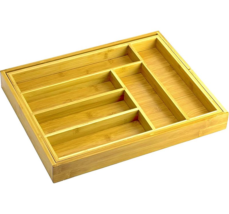 Home-it Expandable Cutlery Drawer - made for Utensil Organizer - Flatware Dividers Kitchen Holder