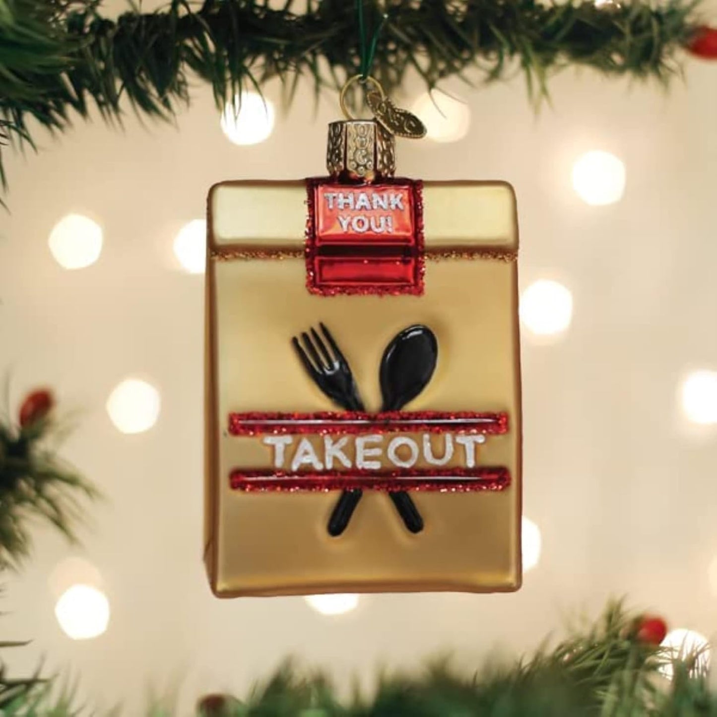 Handcrafted Glass Cheese Wedge Ornament - Unique Christmas Tree Decoration