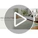 5x7 Sage Green Boho Abstract Area Rug - Washable, Durable Modern Accent