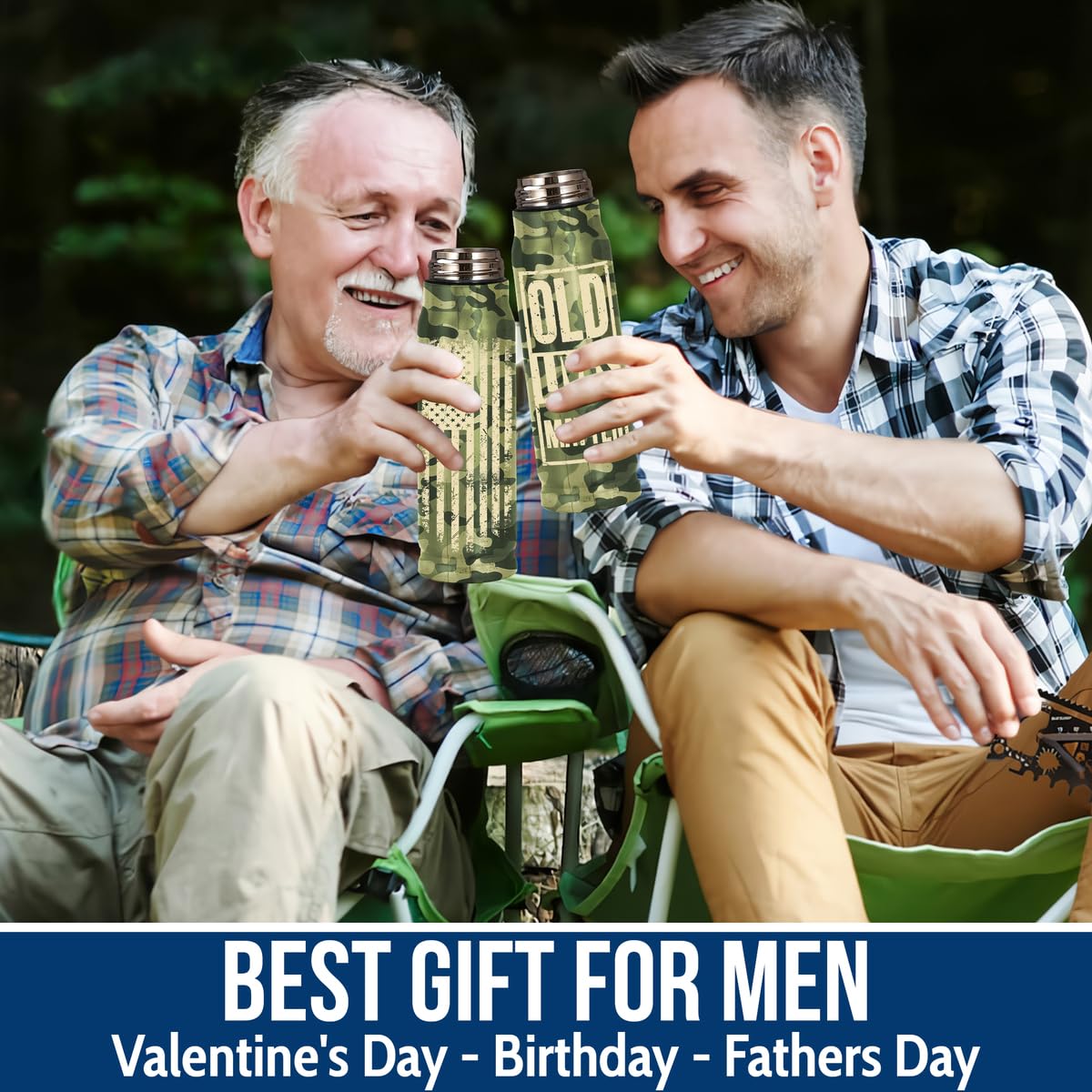 Limima Gifts For Old Men, Old Lives Matter 17Oz Bullet Tumbler, Gifts For Old Dad Grandpa from Daugher Son Wife Grandchildren, 50th 60th 70th 80th 90th Birthday - Christmas Gifts For Old Men