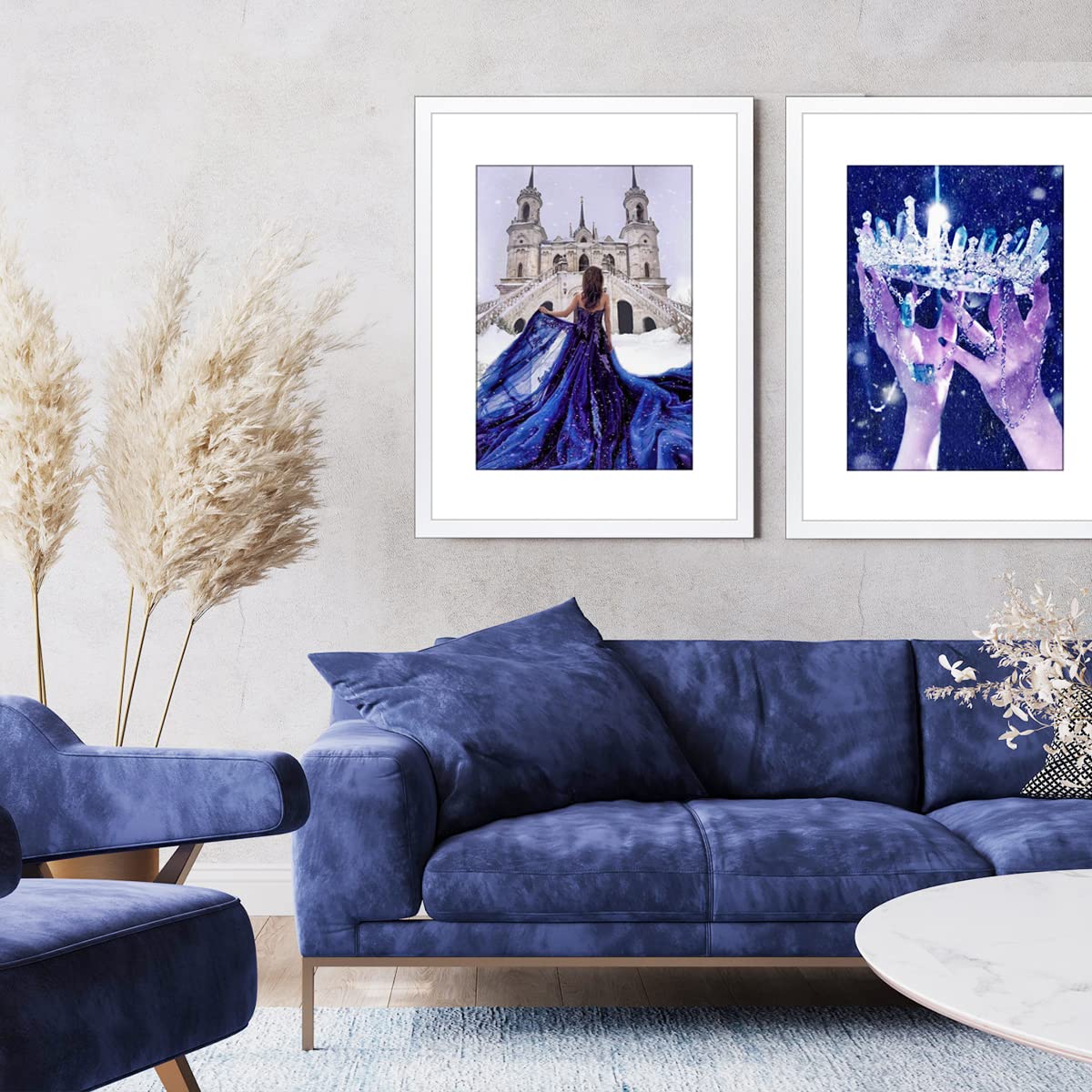 VNVNK 20x27 Frame White, Display 20x27 Inch Picture without Mat Or 16x24 Inch Picture with Mat,Photo Poster Picture Frames for Wall Display - Set of 1