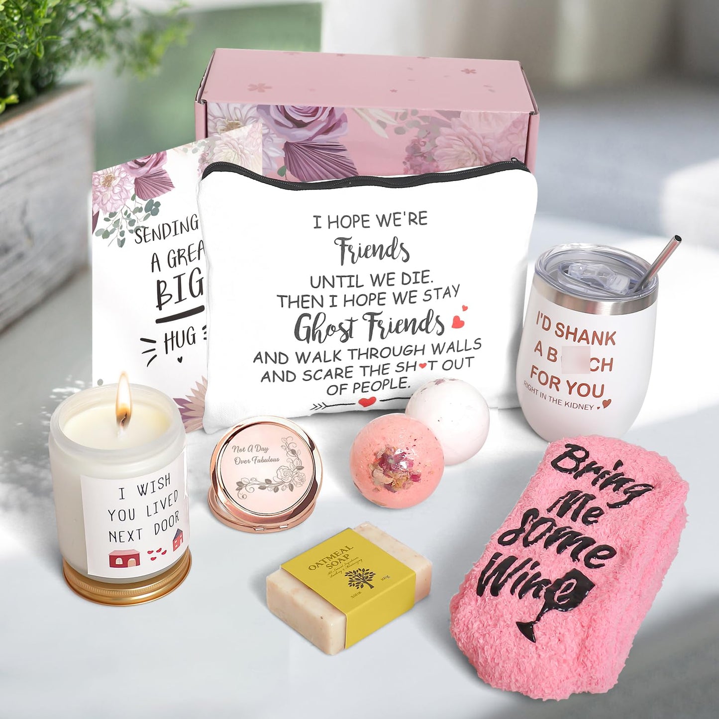 Frerdui Birthday Gifts for Women Best Friend, Best Friend Gift, Funny Friendship Gifts for Bff, Friends Female, Coworker Friends, Work Besties