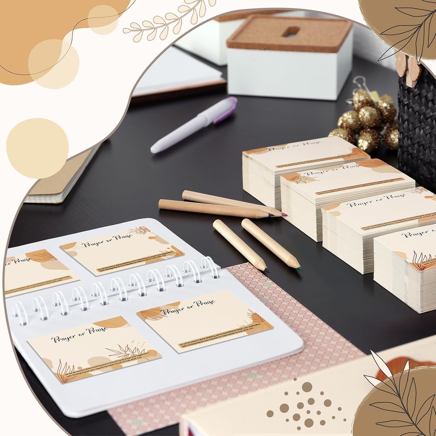 Regine Switzerland 400 Pcs Prayer Cards - Elegant Christian Scripture for Baptism & First Communion Gifts | Boho Design
