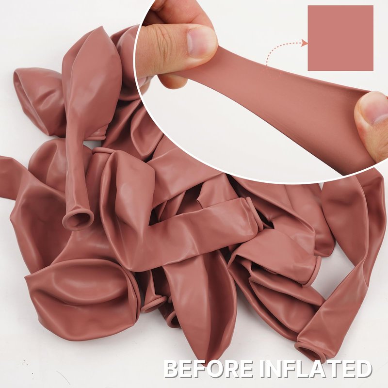 PartyWoo Dusty Pink Balloons 140pcs Different Sizes of 18 12 10 5 Inch Blush Pink Dusty Rose Boho Netural Balloon Arch Kit Garland for Baby Shower Princess Girl Birthday Party Decorations Pink-F01