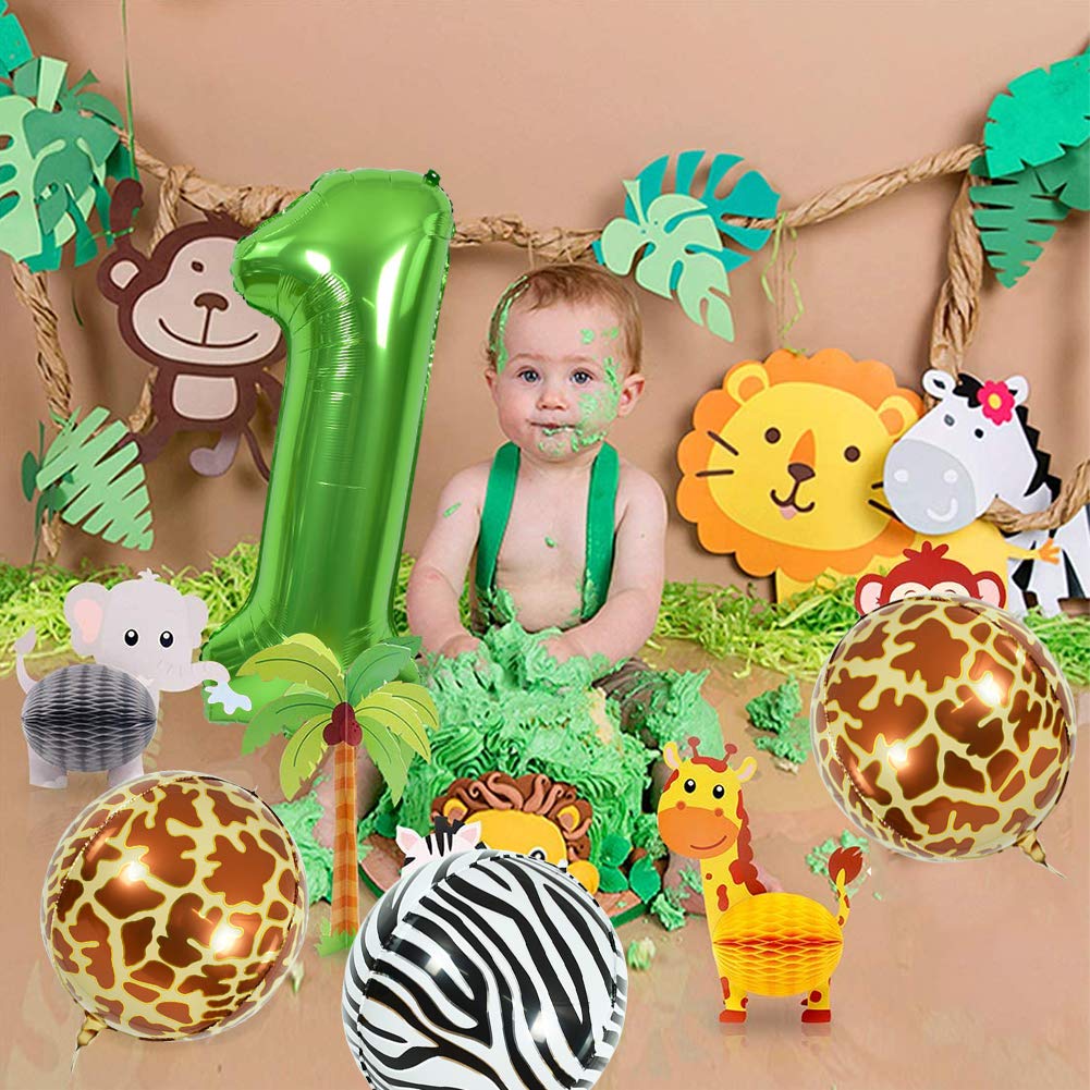 TONIFUL 40 Inch Large Green Numbers Balloons 0-9, Number 9 Digital 9 Helium Foil Mylar Big Number Balloons for 2026 Graduation New Year Eve Birthday Party Anniversary Supplies Decorations
