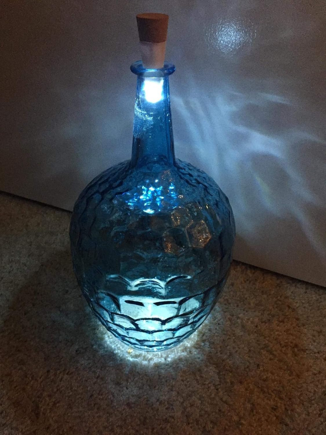 USB Rechargeable Bottle Cork Lights - Pack of 2 for Romantic Dinner & Party Decor