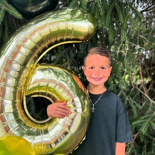 Champagne Gold 7 Balloon, Number Balloons 40 Inch, Light Gold 7th Birthday Decorations for Girls Kids, Party Decoration for Women, Number 7 Balloon