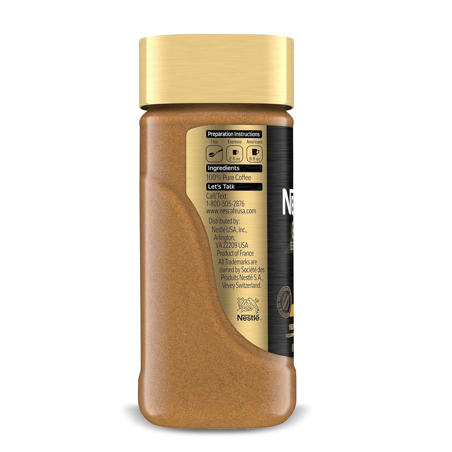 NESCAFÉ Gold Espresso Blonde - Premium Instant Coffee for Rich Flavor | 3.5 oz