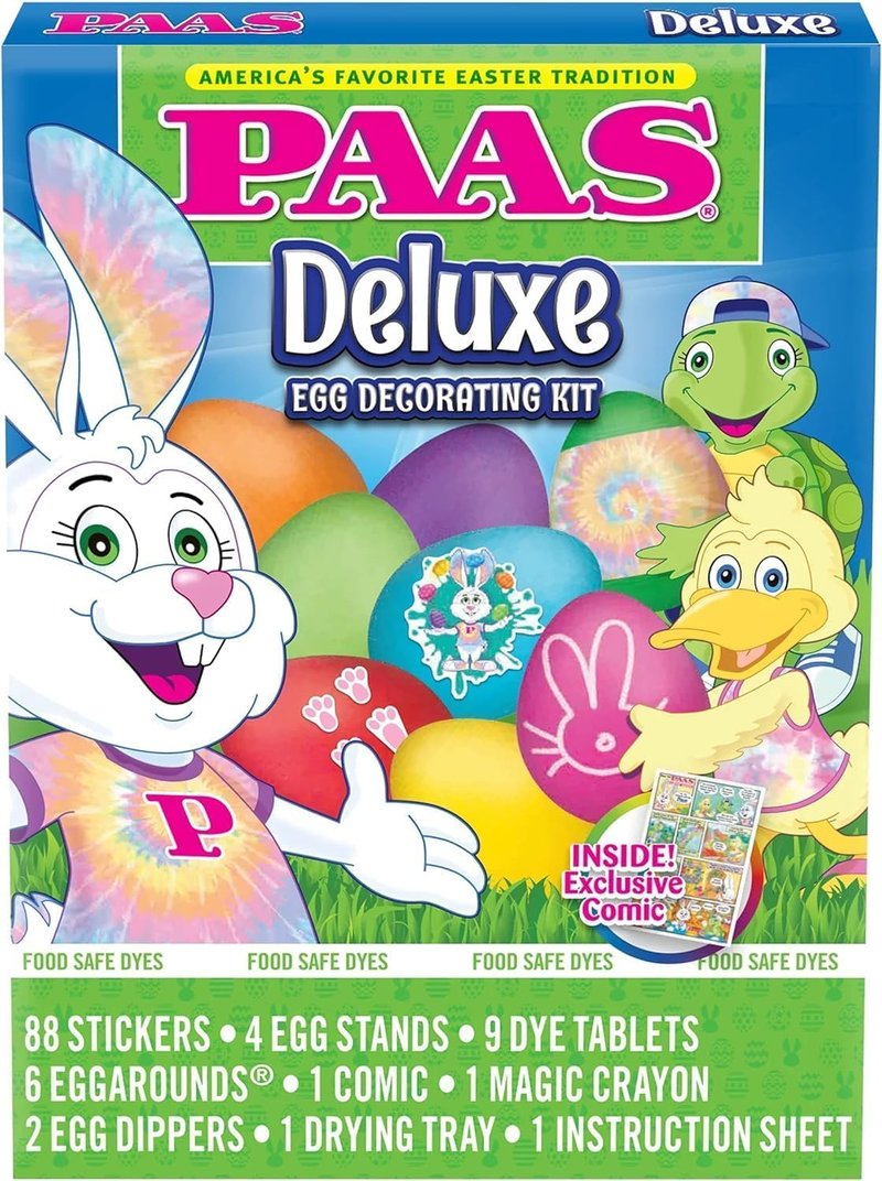 PAAS Egg Decorating Kit Super Set: Deluxe and Marble - America's Favorite Easter Tradition