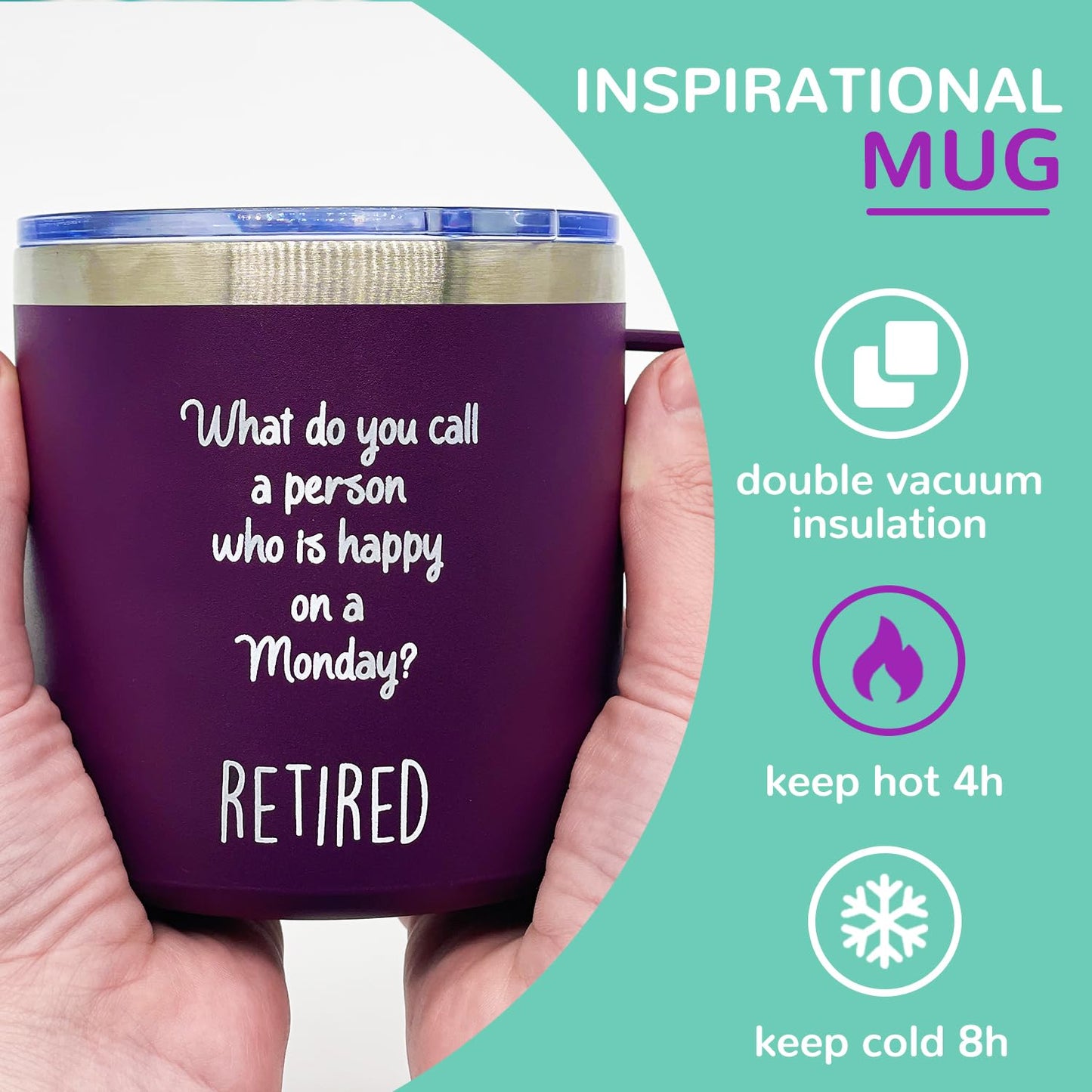 Retirement Gifts Women - Cool Retirement Gift for Woman & Men - Happy Retirement Gift Bag Set - Great Gift of Funny & Useful Items - Teacher & Nurse Retirement Gifts for Women