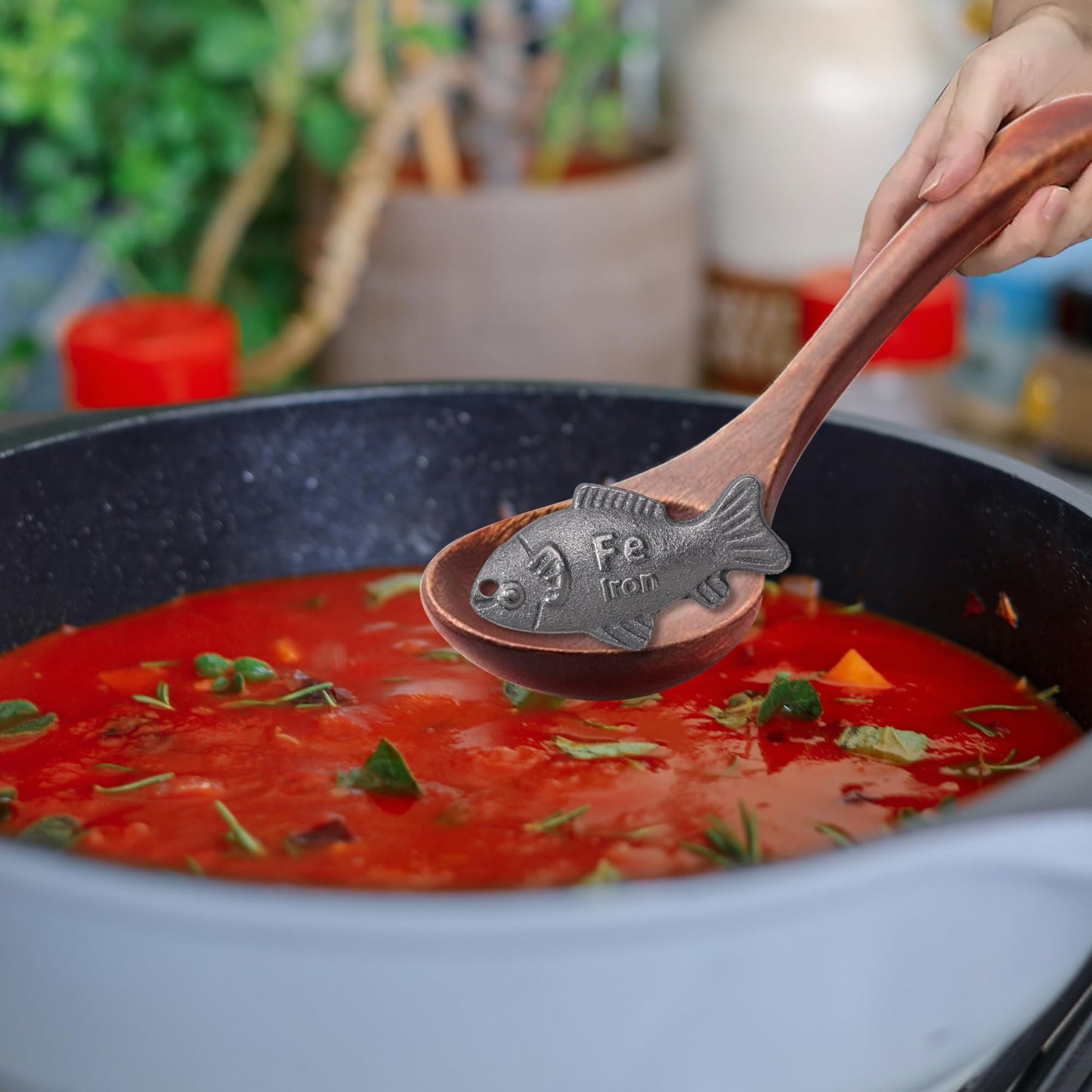 Iron Fish Cooking Tool, Natural Iron Supplement to Support Iron Levels for Vegans, Athletes, Pregnant Women, and Children ā Safe & Effective Cooking Tool for Reducing Iron Deficiency (2Pack)