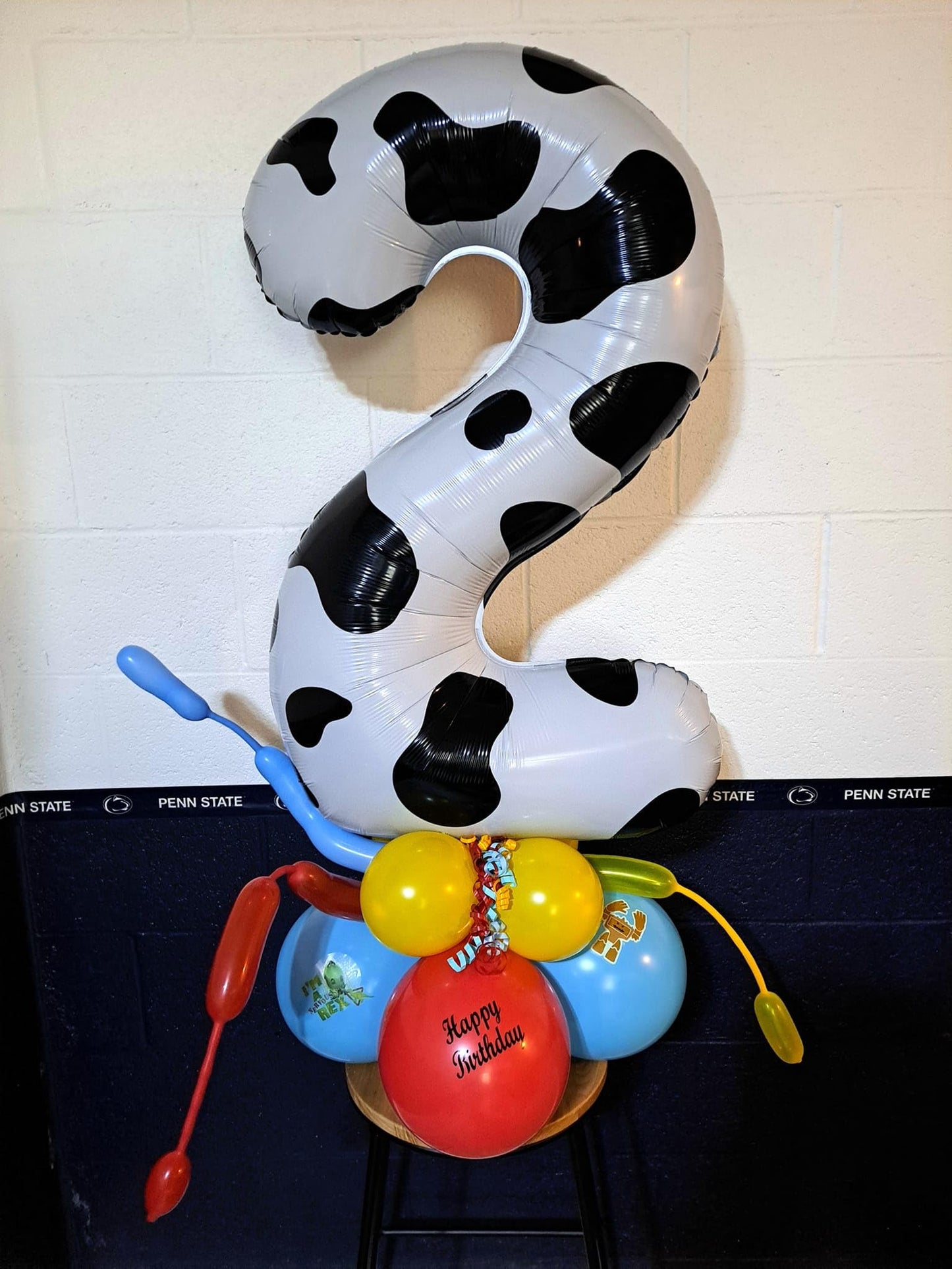 Cow Print 5 Balloon, Number Balloon 40 Inch Cow Print Party Supplies Farm Animal Balloons, 5th Birthday Balloon Decorations, 5 Number Balloons, Number 5 Balloon