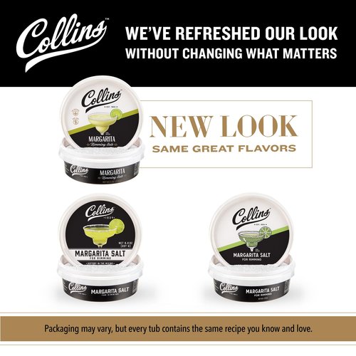 Collins Spicy Citrus Rimming Salt, Perfect Spicy Salt Rimmer for Jalapeno Margaritas, Bloody Marys, and Rimmed Drinks, Drink Garnish for Cocktails, Cocktail Mixers for Home Bars, 4 oz, Set of 1