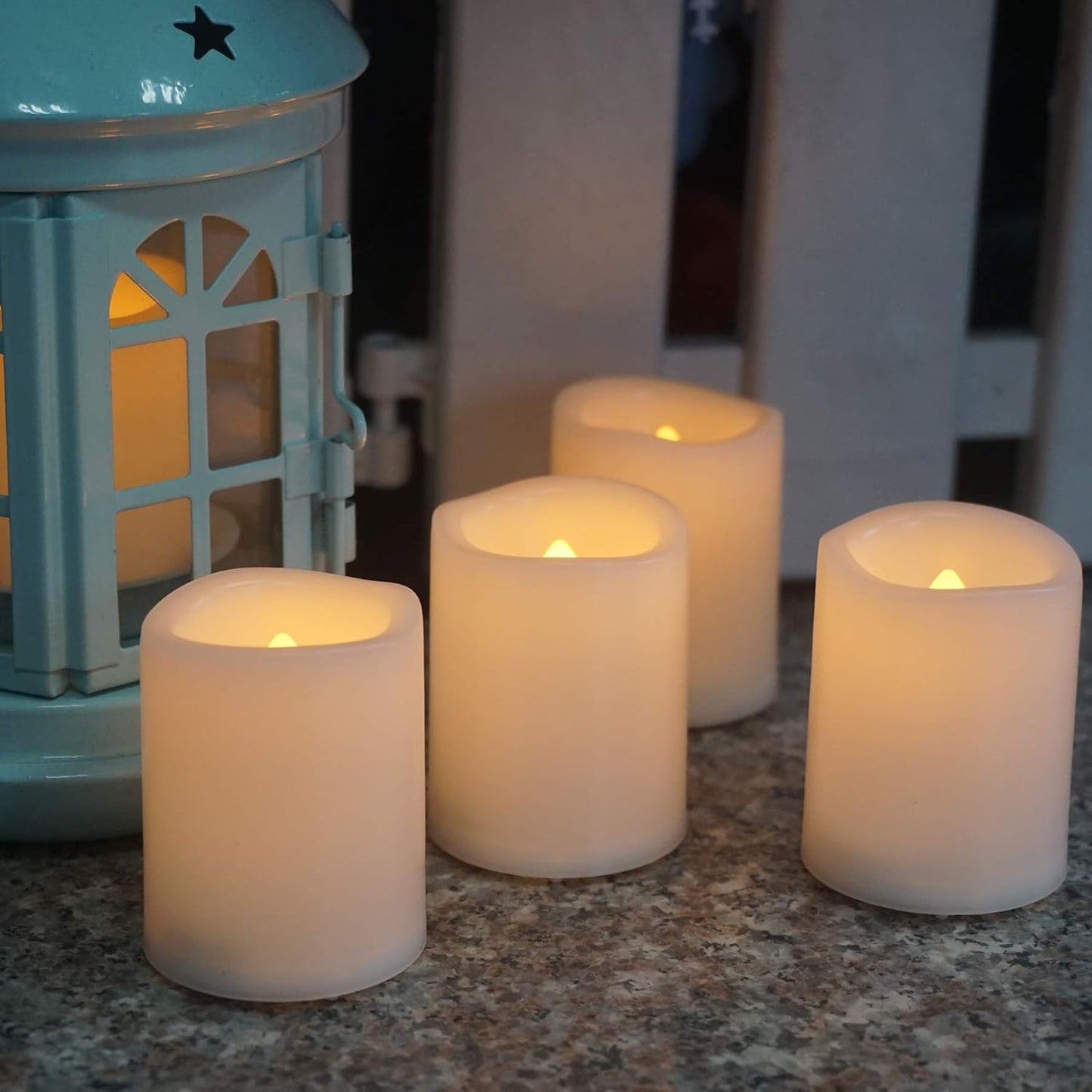 12 PCS LED Flameless Votive Candles - Long-Lasting Battery Operated with 120+ Hours Life