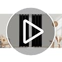 Blackout Curtains 72 Inch Extra Wide Pack of 2 - Dark Light Blocking Window Shades for Bedroom and Living Room, Black