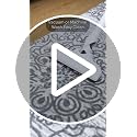 HEBE 8x10 ft Grey Boho Area Rug Washable Non-Slip Bedroom Living Room Carpet