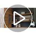 Fun Memories 24Inch Floating Shelves, 8" Deep Solid Elm Wood Live