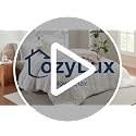 White Oversized King Comforter Set 120x98 in - CozyLux 7-Piece Seersucker Bedding