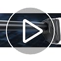 Black Tension Curtain Rod 2 Pack - 41-200 Inch Adjustable, Heavy Duty, Anti-Slip Pads