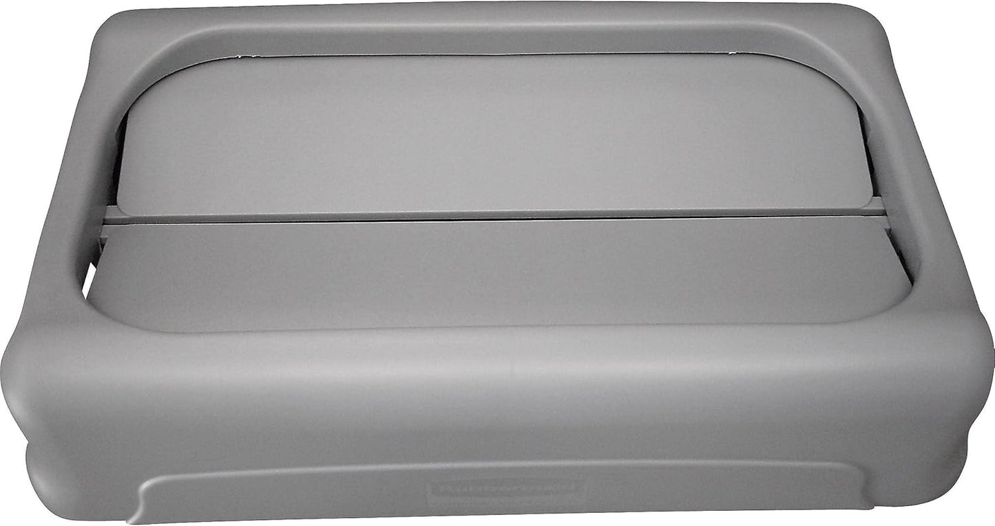 Rubbermaid Commercial, RCP267360GY, Slim Jim Container Swing Lid, 1 Each, Gray