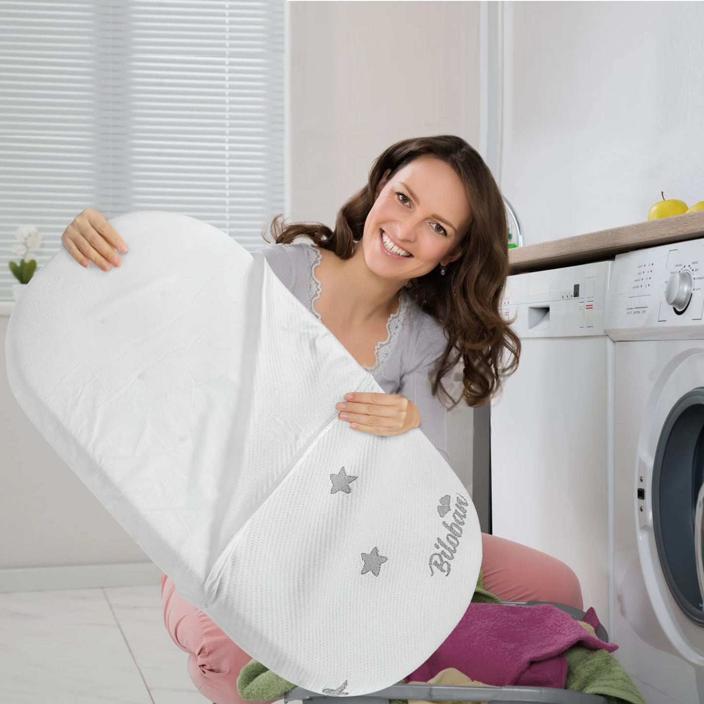 Bassinet Mattress Pad (13"x 30"x 0.8"), Compatible with SNOO Smart Sleeper Baby Bassinet, Waterproof Breathable Soft Bassinet Mattress Pad, Baby Foam with Removable Zippered Cover White