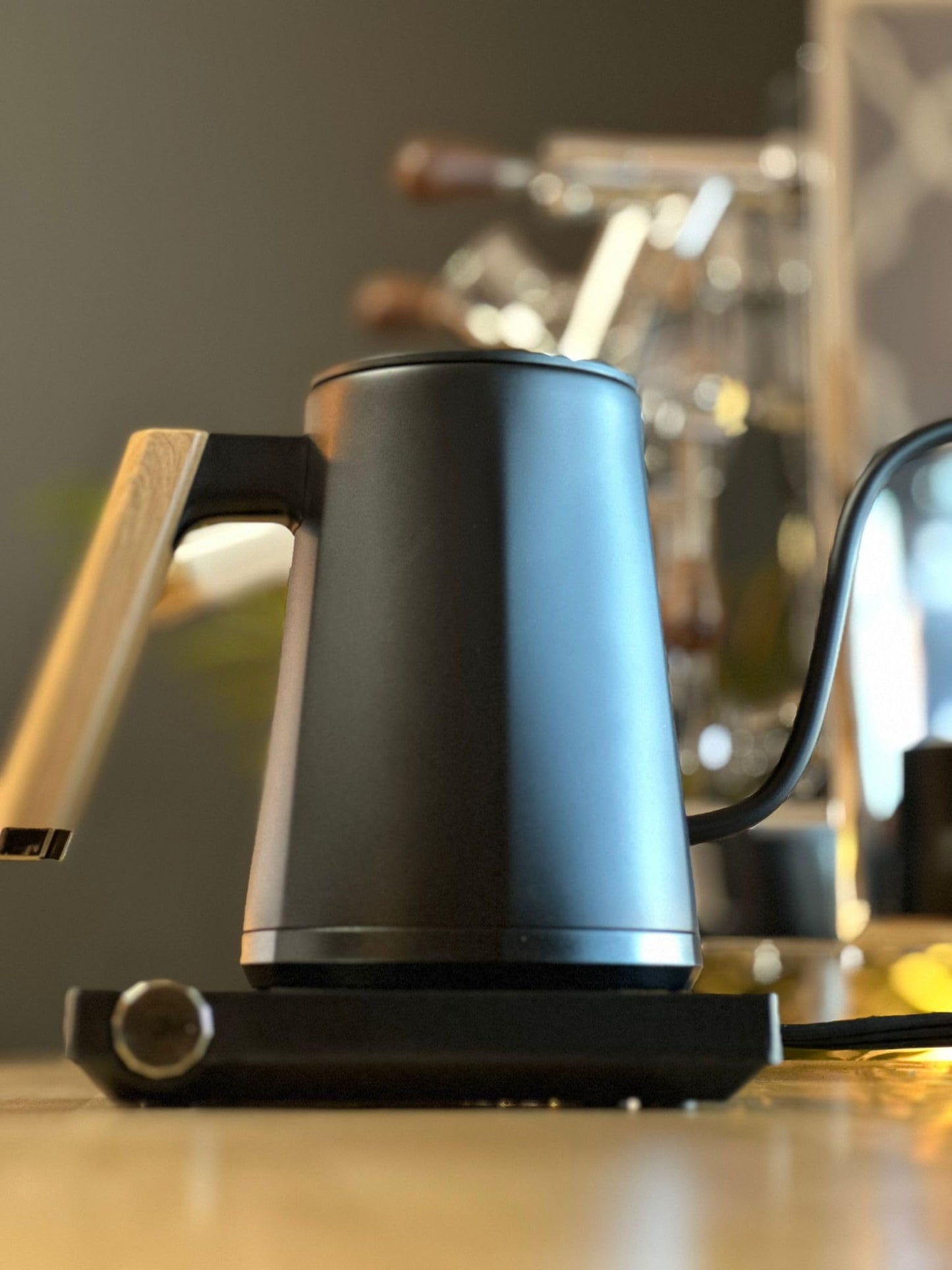 Turin Electric Pour Over Kettle | 600ml Stainless Steel Gooseneck Kettle with Precise Temperature Control, Rapid Heating, and Ergonomic Handle