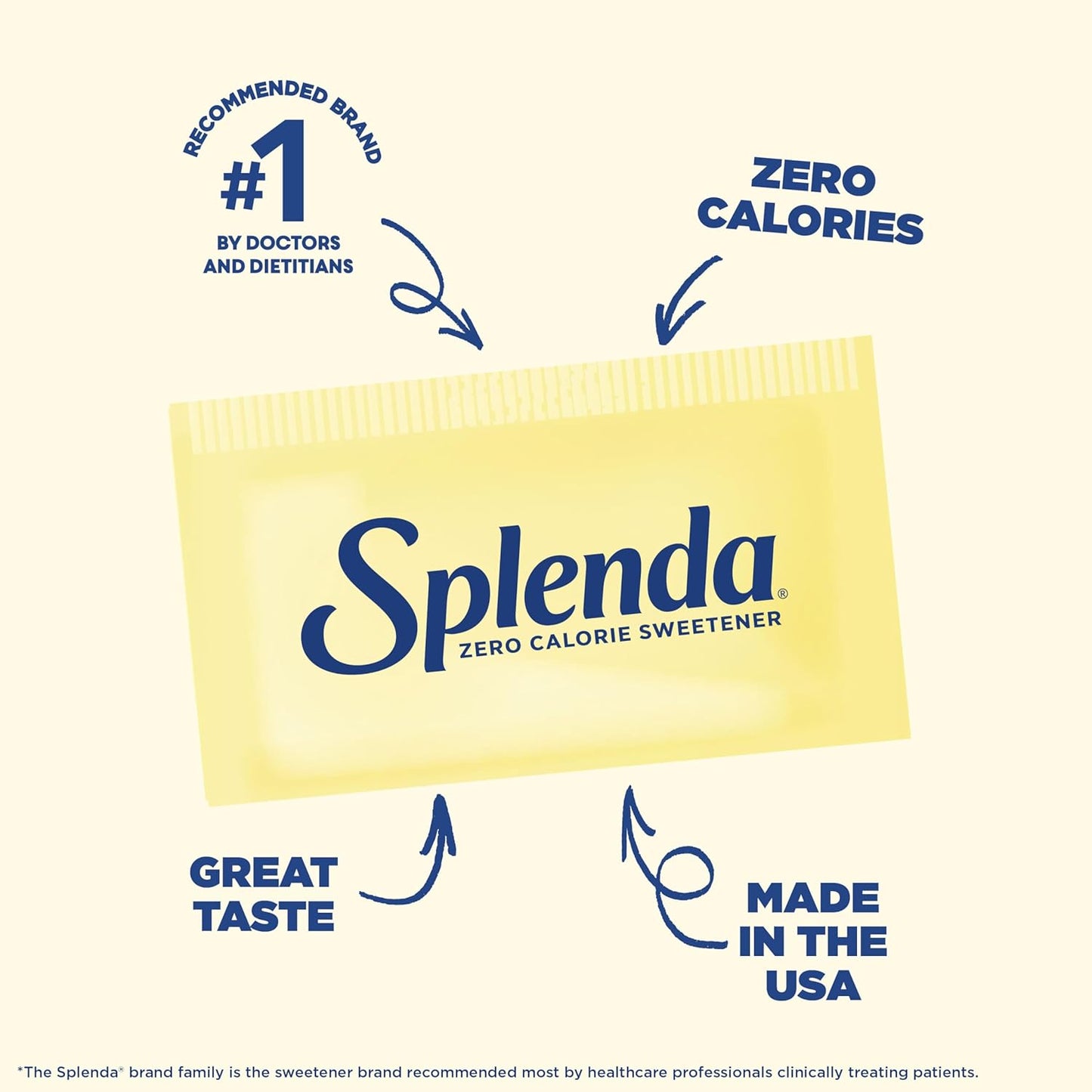 SPLENDA Zero Calorie Sweetener - 800 Packets for Guilt-Free Sweetening | Perfect for Baking