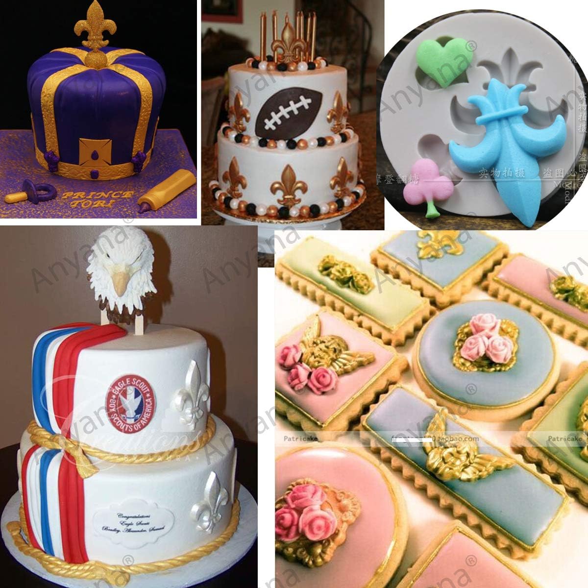 3D Greek Marble Column Cake Mold - Fondant & Gumpaste Pillar for Cupcake Decorating