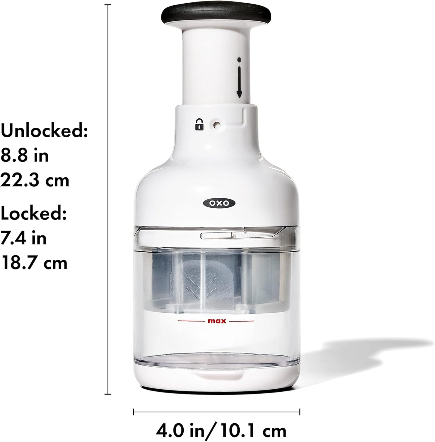 OXO Good Grips Vegetable Chopper - Effortless Dicing & Slicing | Compact Design for Easy Storage