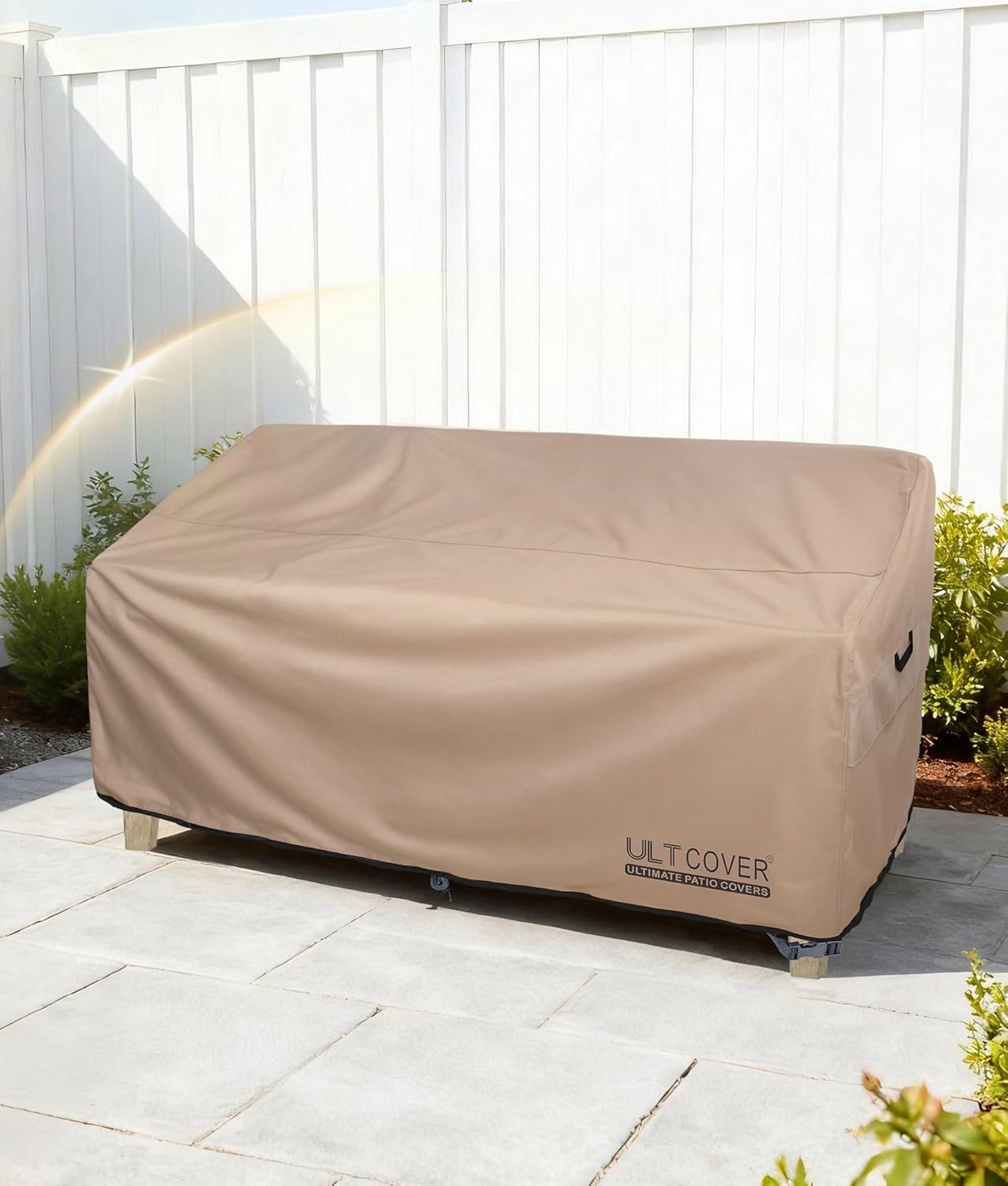 ULTCOVER Waterproof Patio Furniture Sofa Cover - 60" x 35" x 35" for 2-Seater Loveseat