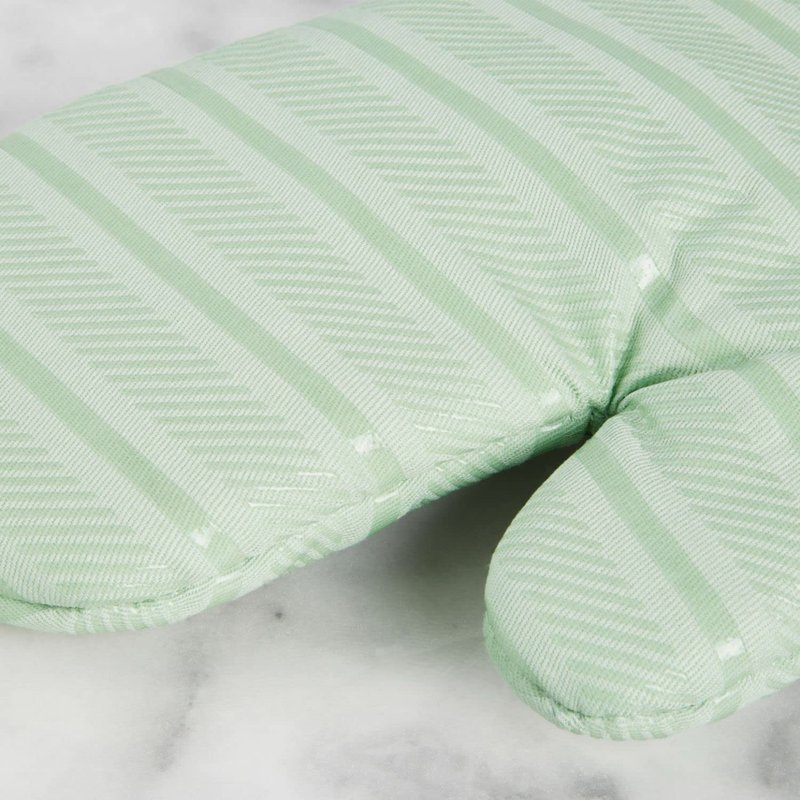 KitchenAid Albany Oven Mitt 2-Pack Set, Pistachio, 7"x13"