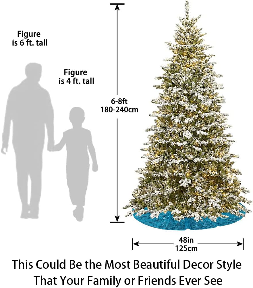 48-Inch Silver Sequin Christmas Tree Skirt - Reusable Holiday Decor for Festive Parties