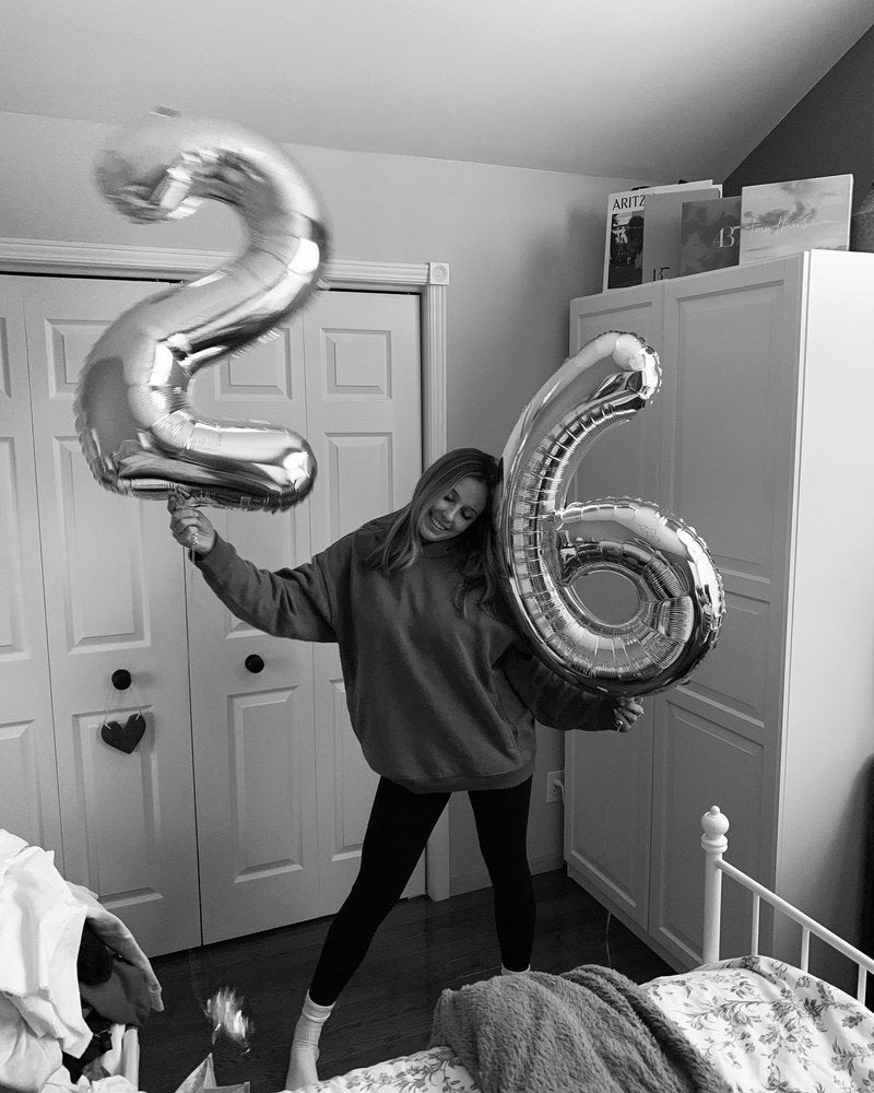 Silver 6 Balloon, Number Balloons 40 Inch, 6th Balloons for Birthday Decorations, Silver Party Supplies 6 Birthday Balloon, Number 6 Balloon