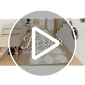 Beeiva 2.5x12 ft Beige Checkered Hallway Runner Rug - Washable Faux Wool, Non-Slip Diamond Pattern Carpet