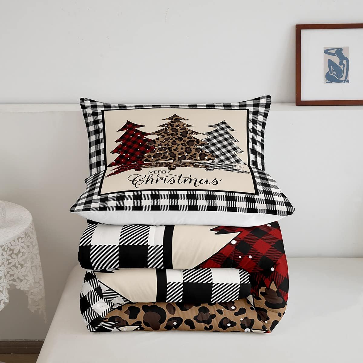 Basketball Kids Comforter Set Full Size,Geometric Basketball Court Abstract Bedding Set,Boys Girls Adults Room Decor,Ball Sports Games Down Comforter,Red Black Fashion Duvet Insert,2 Pillowcases