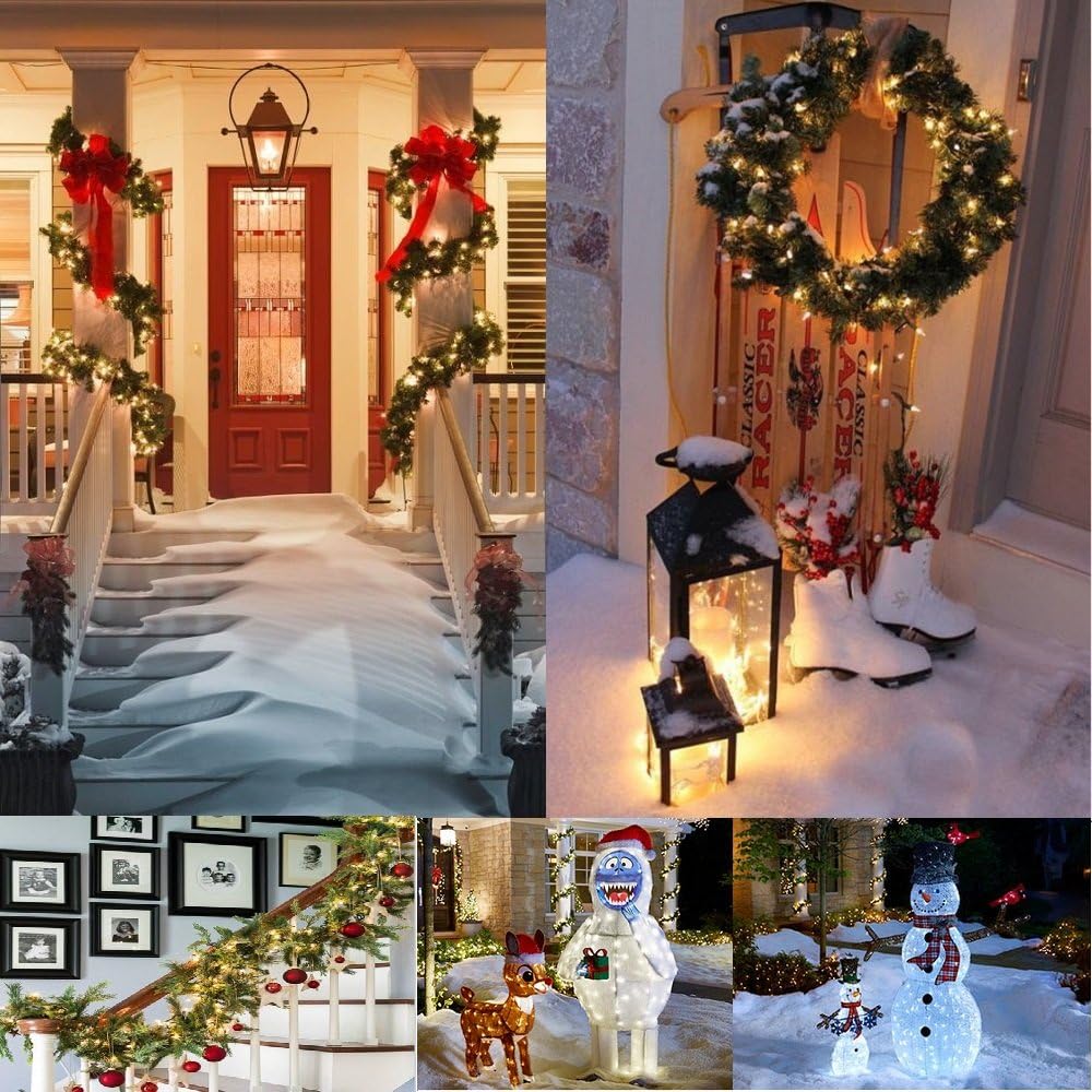 50 LED Battery Operated Christmas Lights - 18ft Waterproof String Lights with 8 Modes & Timer for Indoor/Outdoor Decor