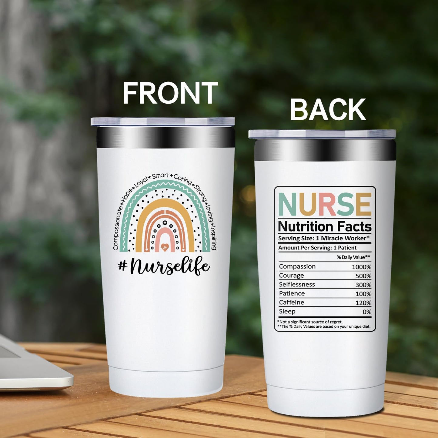 Fufandi Nurse Gifts for Women - Nurse Practitioner Gifts - Nurse Christmas Gifts - Nurses Birthday, Appreciation, Week Day Gifts for Nurses, Doctors, Assistant - Nurse Tumbler