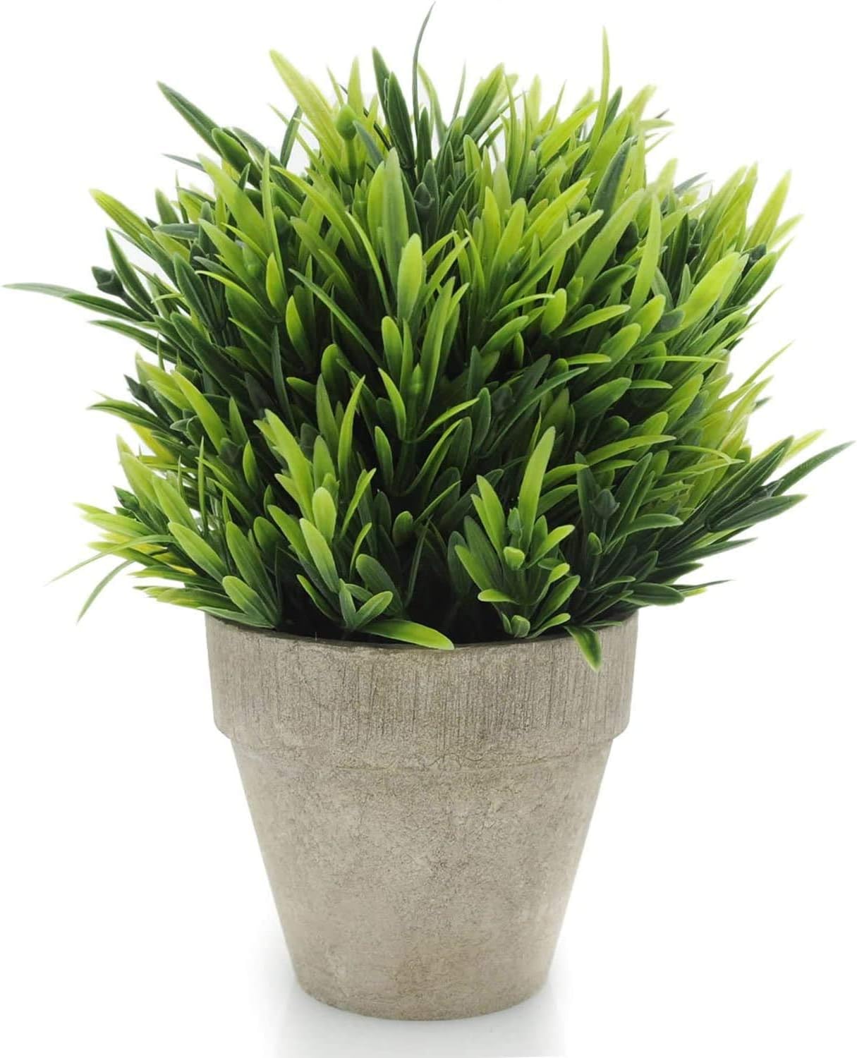 Mini Sage Green Boxwood Topiary - Artificial Potted Plant for Home & Office Decor