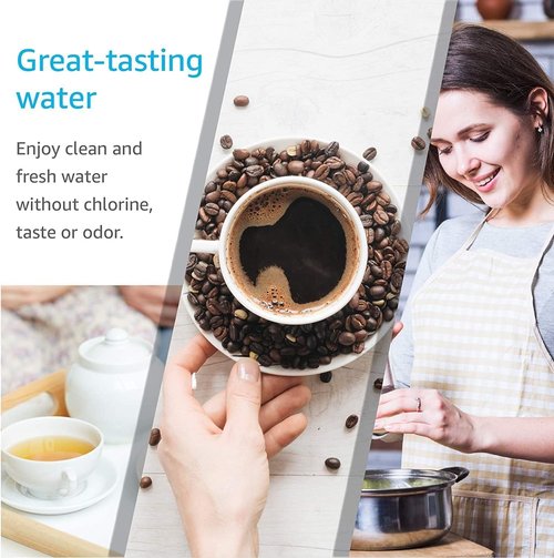 AQUA CREST Water Filter - Compatible with Brita® Elite® Pitchers & Dispensers | Lasts 6 Months, 2 Pack