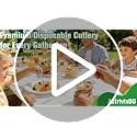 Heavy Duty Plastic Silverware 1200-Piece Set with 600 Spoons & 600 Forks, BPA-Free Combo