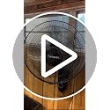 Fanspex 18-Inch Wall Mounted Fan for Home Garage Workshop Greenhouse, 3-Speed Oscillating